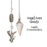 Angel Aura Quartz Pendulum