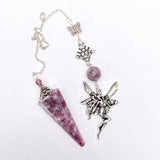 Lepidolite Fairy Pendulum