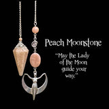 Moonstone Goddess Energy Pendulum