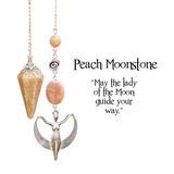 Moonstone Goddess Energy Pendulum