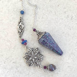 Ruby Fuchsite in Kyanite Pendulum