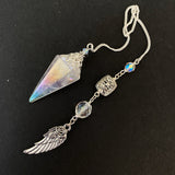 Angel Aura Quartz Pendulum