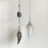 Angel Aura Quartz Pendulum