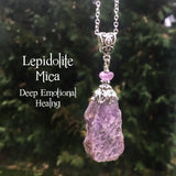 Lepidolite Mica Necklace