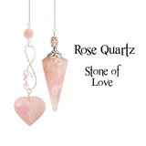 Rose Quartz Love Pendulum